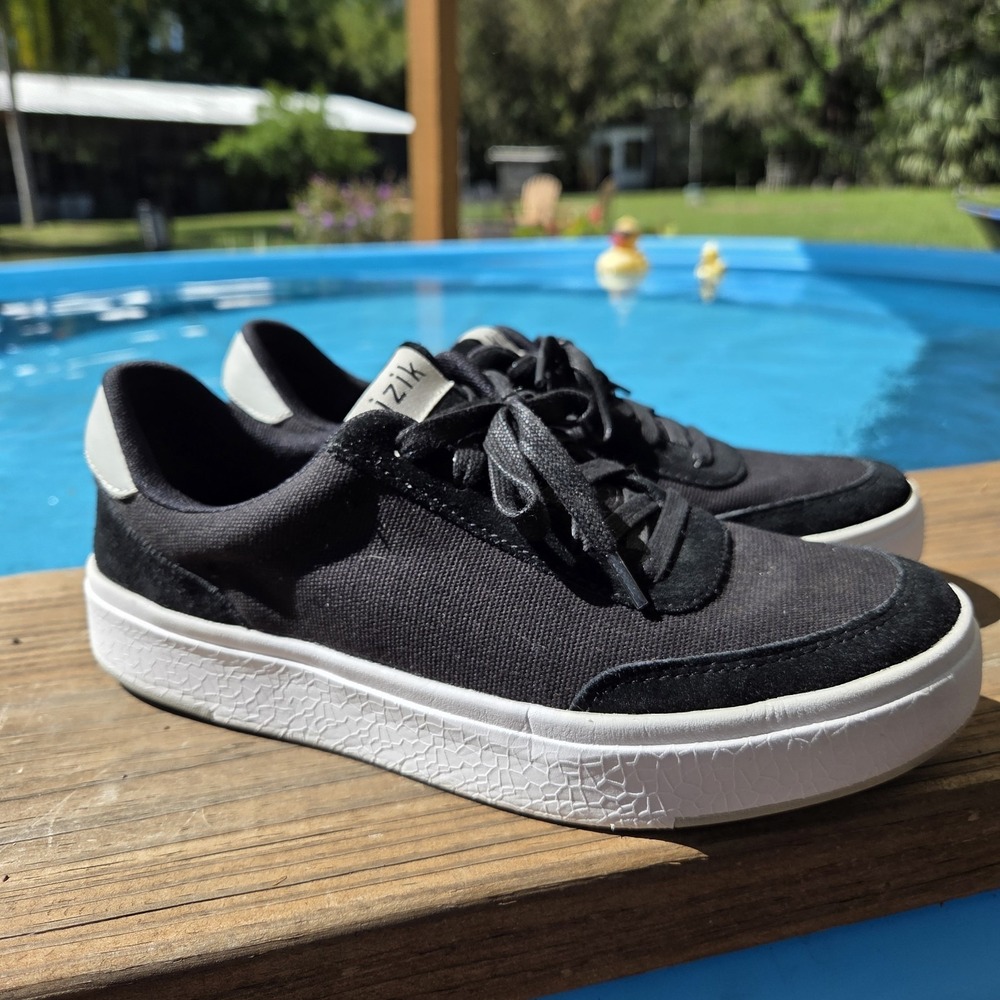 Kizik‎ Prague Shoes Women's 9 Mens 7.5 Black Hands Free Casual Sneakers